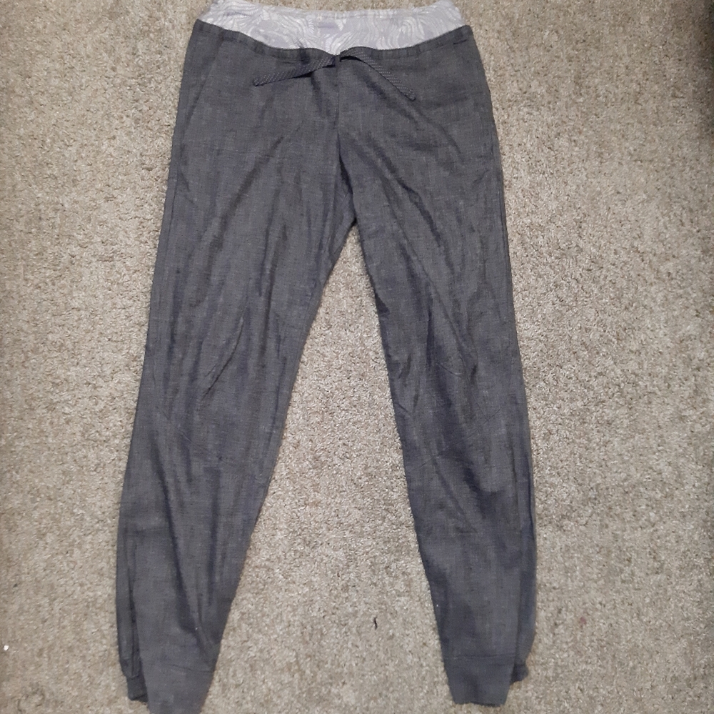 PATAGONIA BLACK-GREY BLACK WOMEN'S HAMPI ROCK PANTS (M)